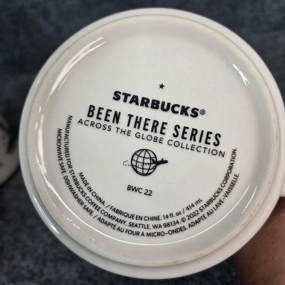 Starbucks New York City NYC Been There Series Ceramic Coffee Mug Cup 14 oz